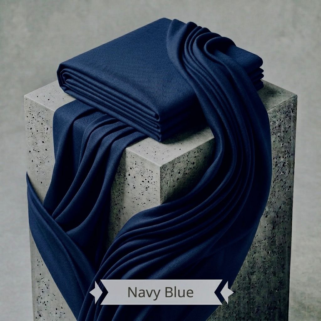 Signature Wash & Wear Boski Finished | Navy Blue