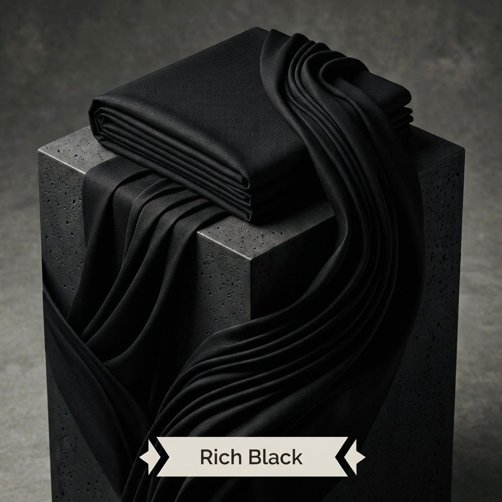 Signature Wash & Wear Boski Finished | Black