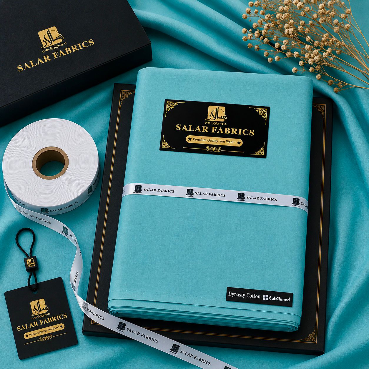Dynasty Cotton Sea Green